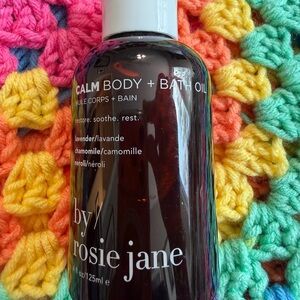 by/rosie jane Calm Body + Bath Oil 4 fl oz / 125 mL Lavender Chamomile Neroli